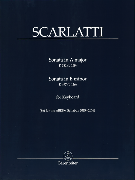 Scarlatti Two Sonatas for Keyboard K182&497 (Barenreiter) Piano Traders