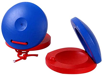 Castanets Red & Blue Piano Traders