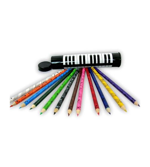 Coloured Pencils Tin (set of 12) Piano Traders