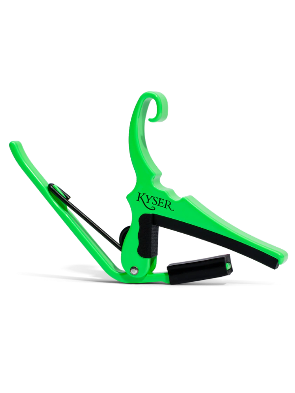 Kyser Capo Steel String Neon Green Piano Traders