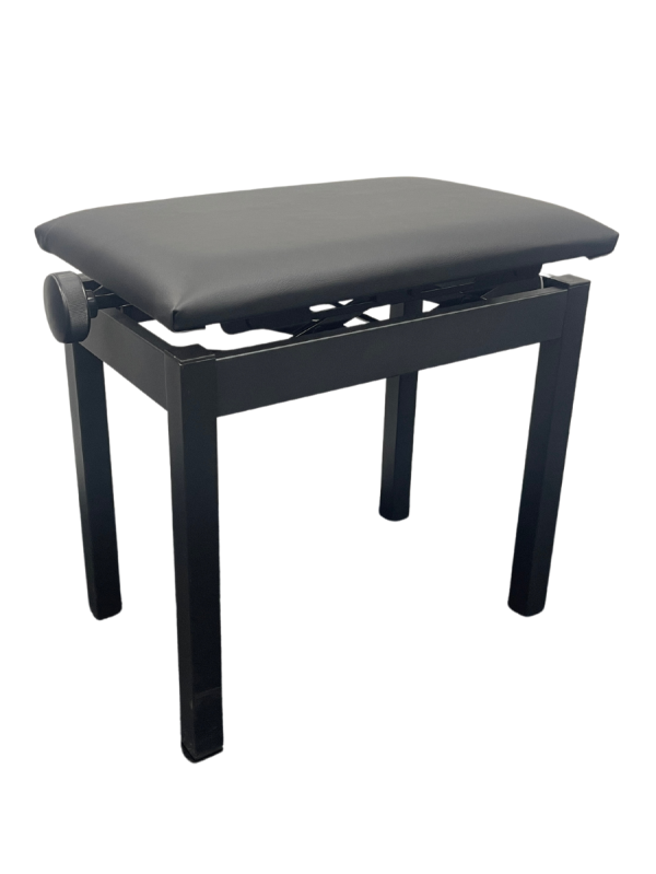 Single Adjustable Piano Bench – Metal Frame (Black) Piano Traders