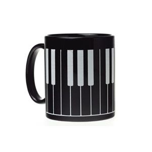 Mug Black Keyboard Piano Traders