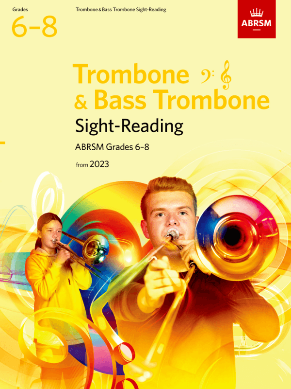 ABRSM Sight-reading Trombone 2023 G6-8 Piano Traders