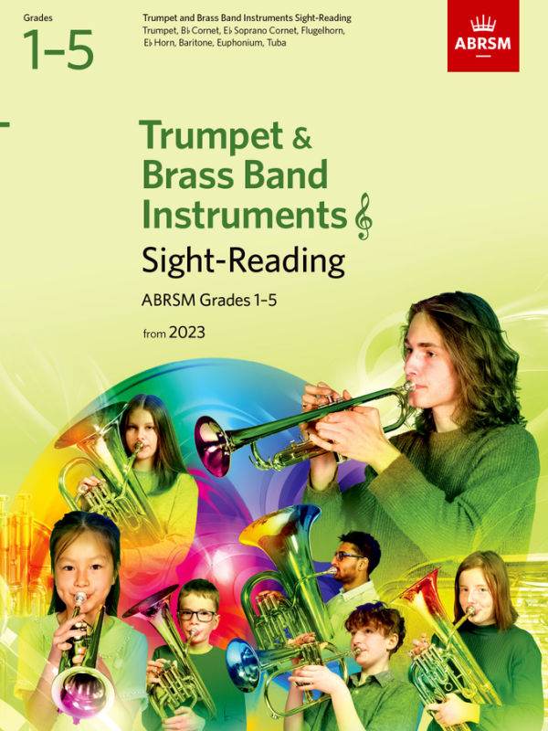 ABRSM Sight-reading Trumpet 2023 G1-5 Piano Traders