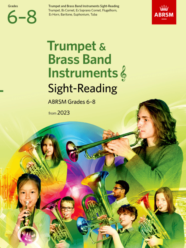 ABRSM Sight-reading Trumpet 2023 G6-8 Piano Traders