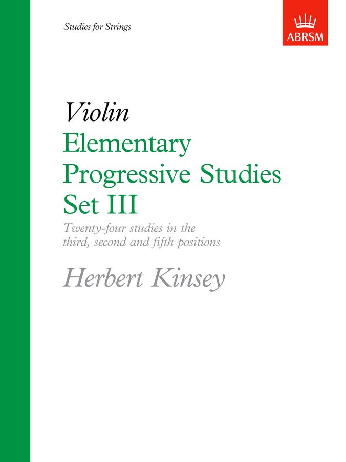 Kinsey Violin Elementary Progressive Studies Set III (ABRSM) Piano Traders