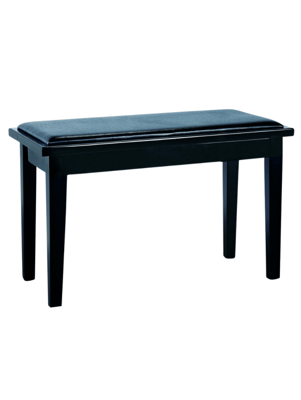 Duet Piano Bench with Storage – Black Piano Traders