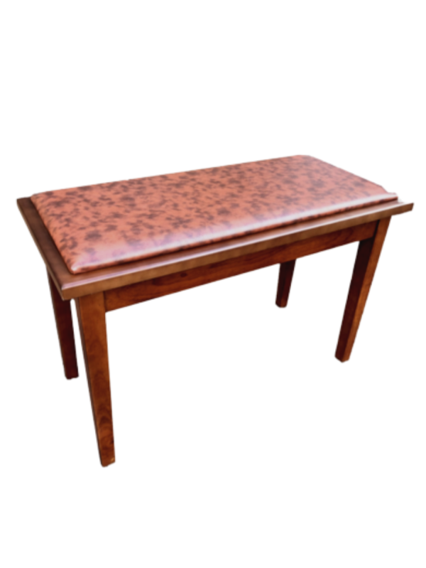 Duet Piano Bench (with storage) Walnut Piano Traders