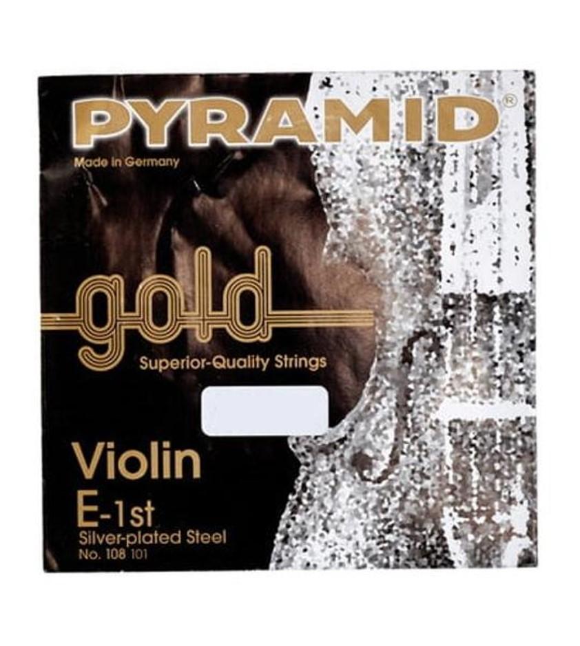 Pyramid Gold Violin Strings – 1/4 Size – Pack Piano Traders