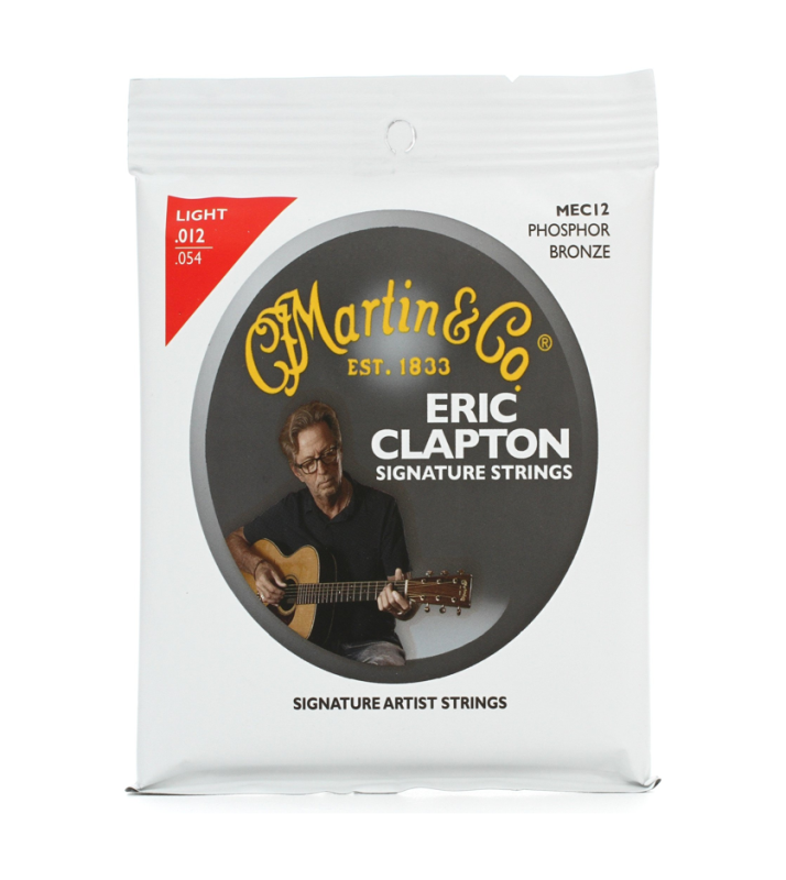 Martin Eric Clapton Light Guitar String Pack Piano Traders