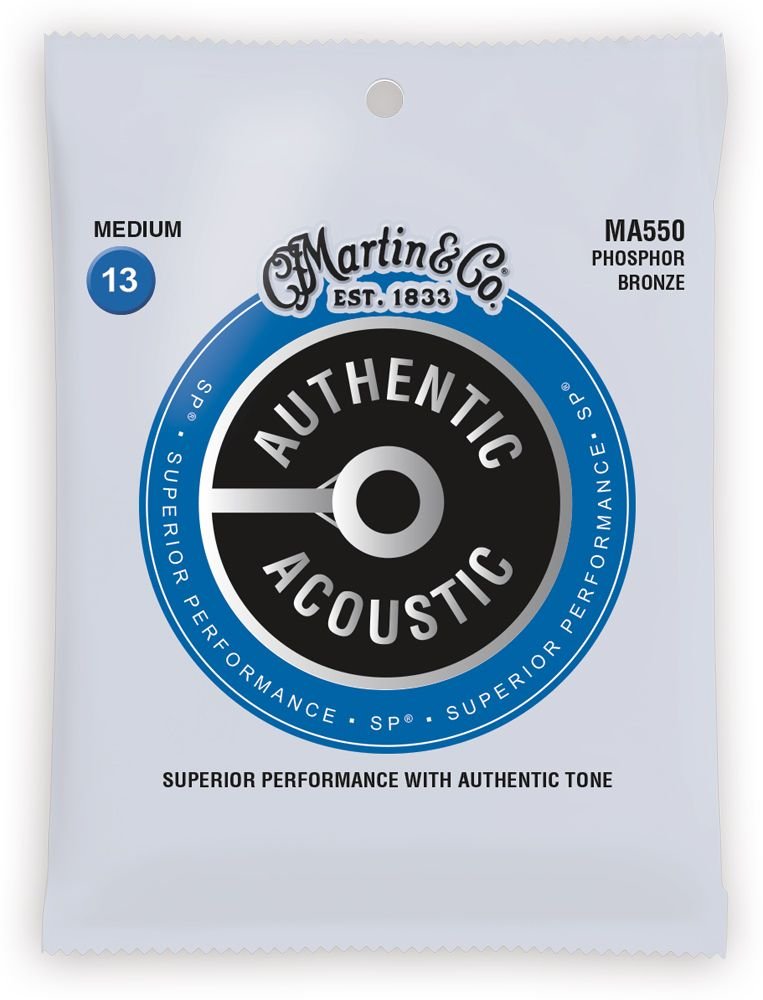 Martin Authentic Acoustic Medium Guitar String Pack Piano Traders