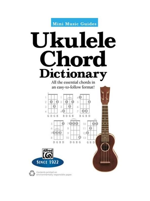 Mini Music Guides Ukulele Chord Dictionary Piano Traders