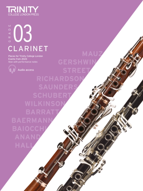 Trinity Clarinet Exams from 2023 , G3 Piano Traders