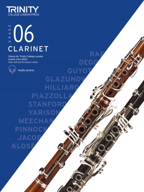 Trinity Clarinet Exams from 2023 , G6 Piano Traders