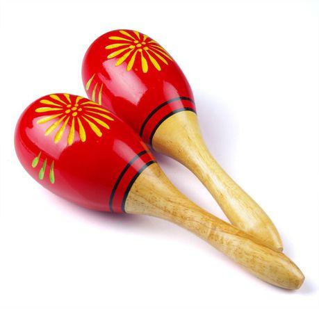 Wooden Oval Maracas Piano Traders