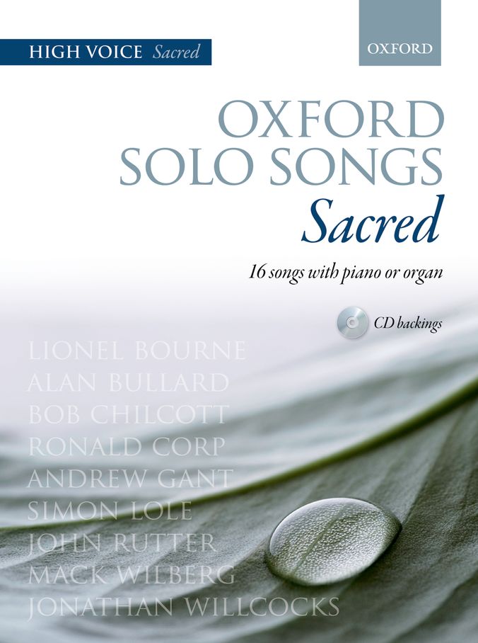 Oxford Solo Songs Sacred High Voice Piano Traders