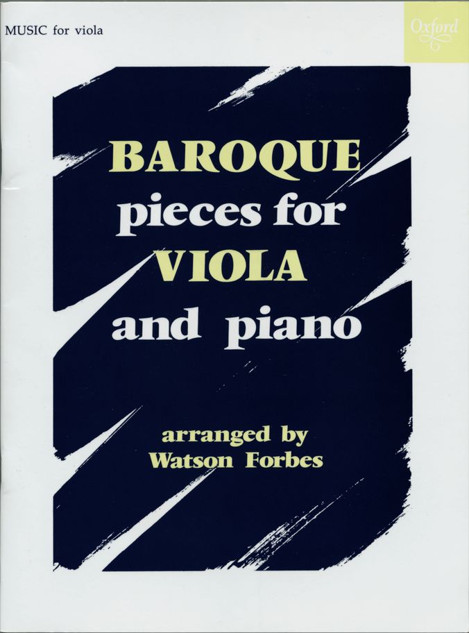 Baroque Pieces for Viola and Piano (Oxford) Piano Traders