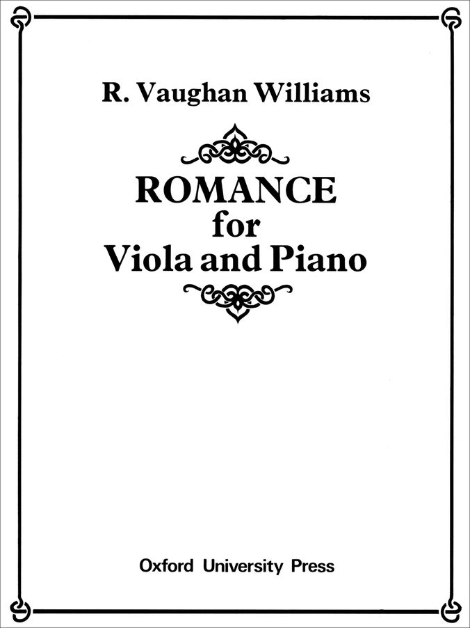 Vaughan Williams Romance for Viola and Piano (Oxford) Piano Traders
