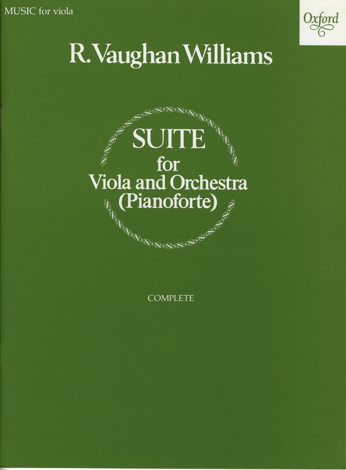 Vaughan Williams Suite for Viola Complete (Oxford) Piano Traders