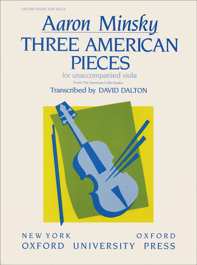 Minsky Three American Pieces for Viola (Oxford) Piano Traders