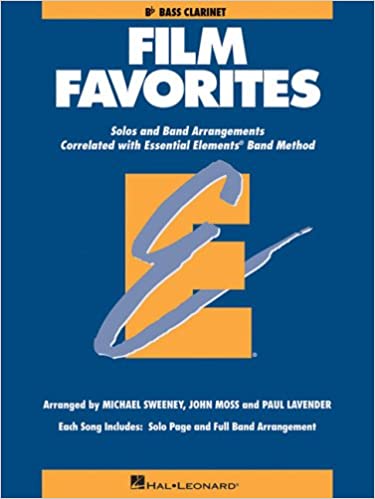 Essential Elements Film Favorites Bass Clarinet Piano Traders