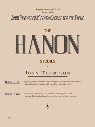 The Hanon Studies by John Thompson Book 1 Piano Traders