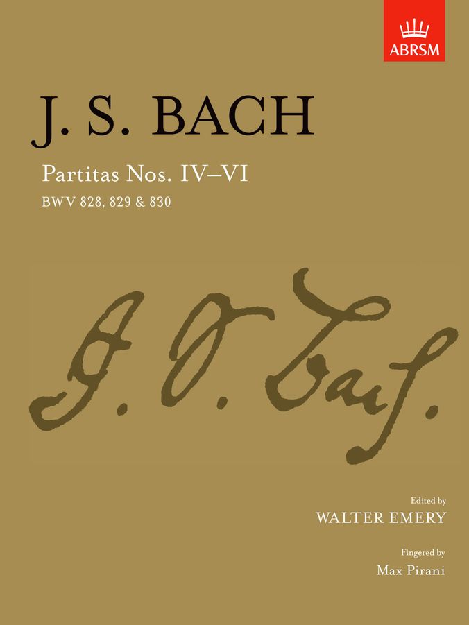 Bach Partitas Nos. 4-6 (ABRSM) Piano Traders