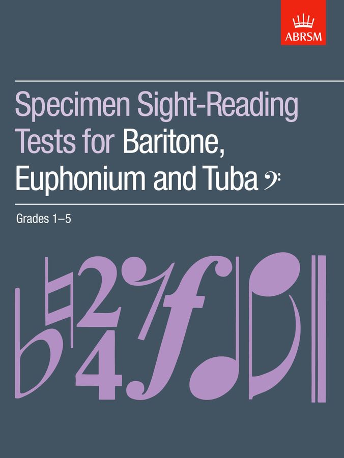 ABRSM Baritone/Euphonium/Tuba Sight Reading G1-5 Piano Traders