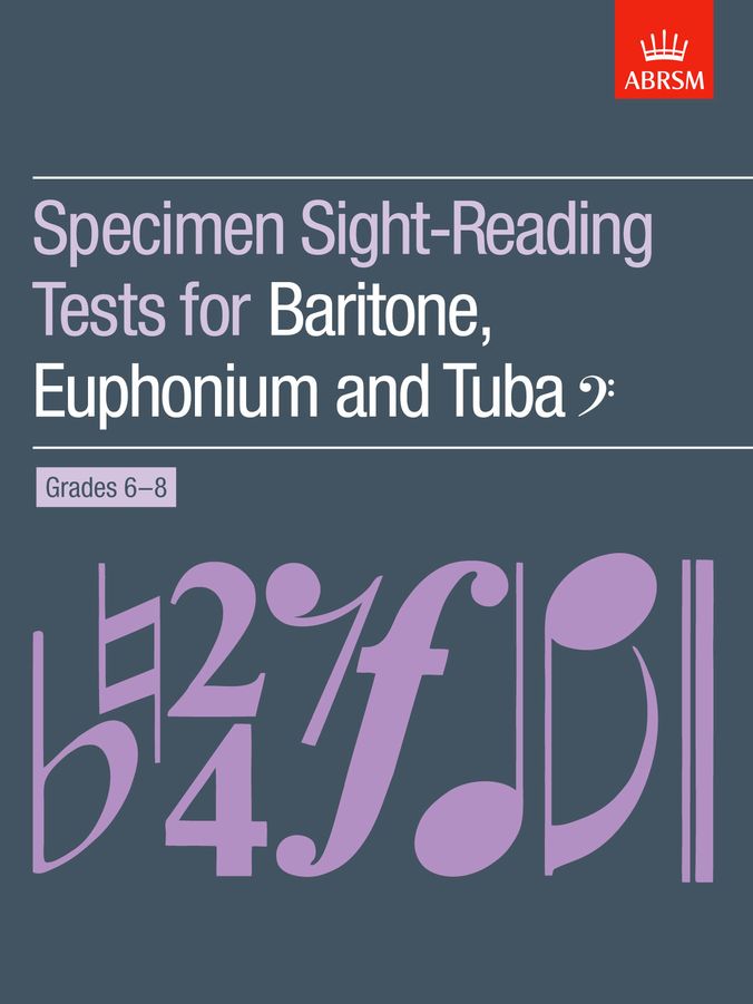 ABRSM Baritone/Euphonium/Tuba Sight Reading G6-8 Piano Traders