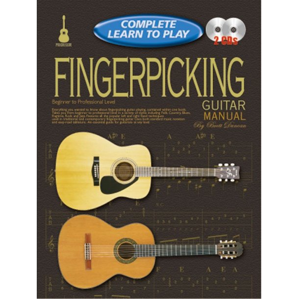 Progressive Complete Learn to Play Fingerpicking Guitar Piano Traders