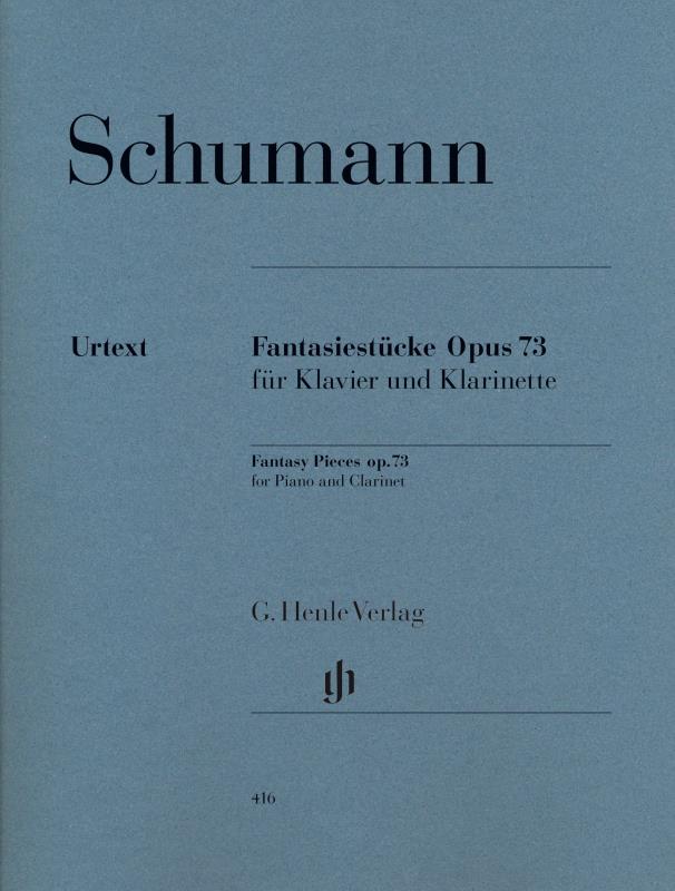 Schumann Fantasy Pieces Op.73 for Clarinet/Piano (Henle) Piano Traders