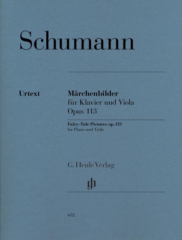 Schumann Fairy-Tale Pictures Op.113 for Viola (Henle) Piano Traders