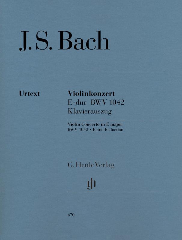 Bach Violin Concerto in E maj BWV 1042 (Henle) Piano Traders