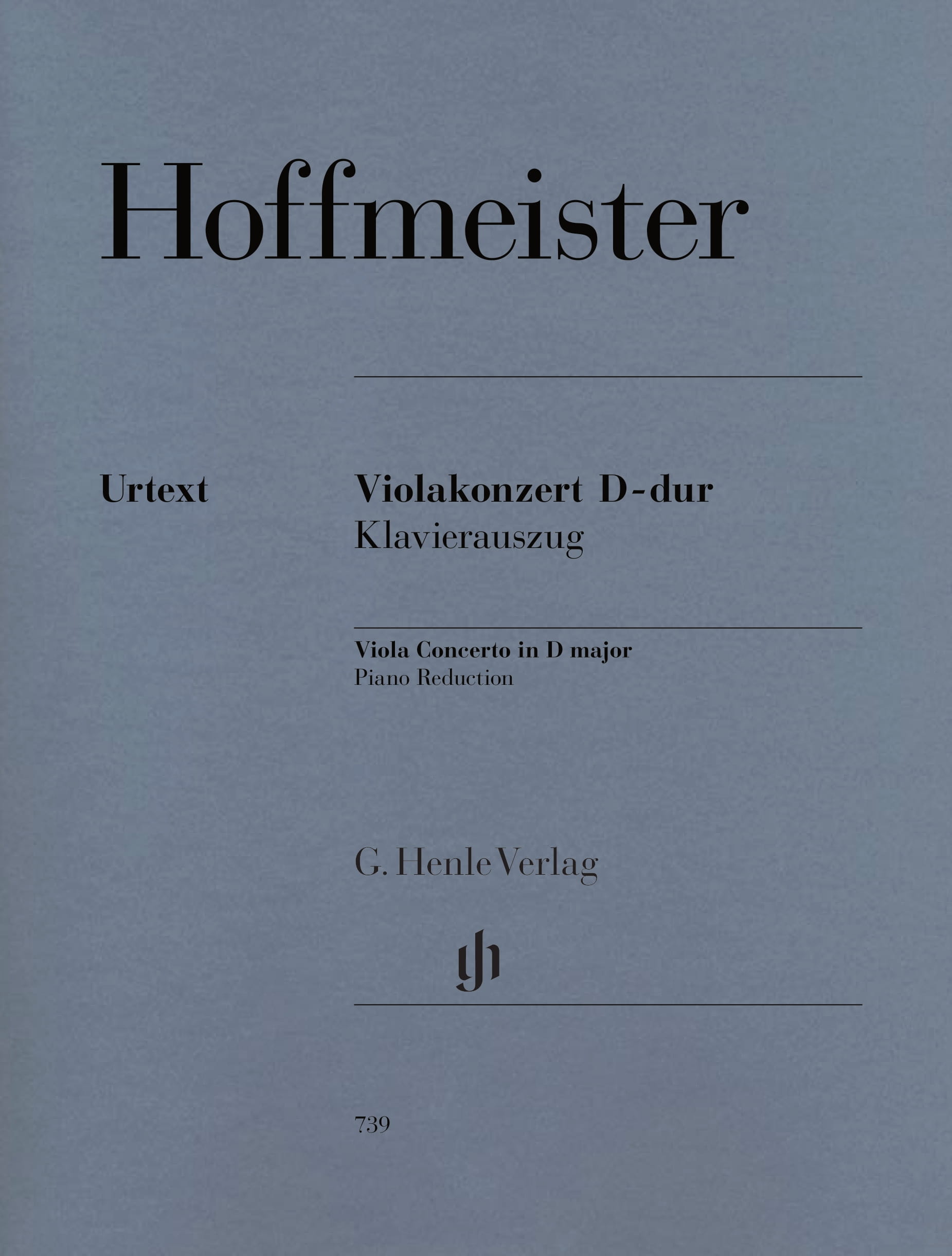 Hoffmeister Viola Concerto in D Major (Henle) Piano Traders