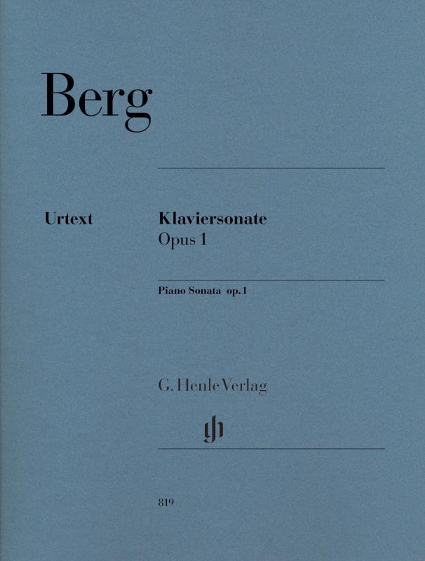 Berg Piano Sonata Op.1 (Henle) Piano Traders