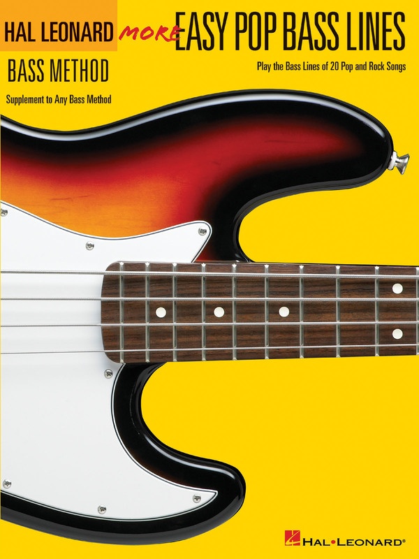 Hal Leonard More Easy Pop Bass Lines Piano Traders