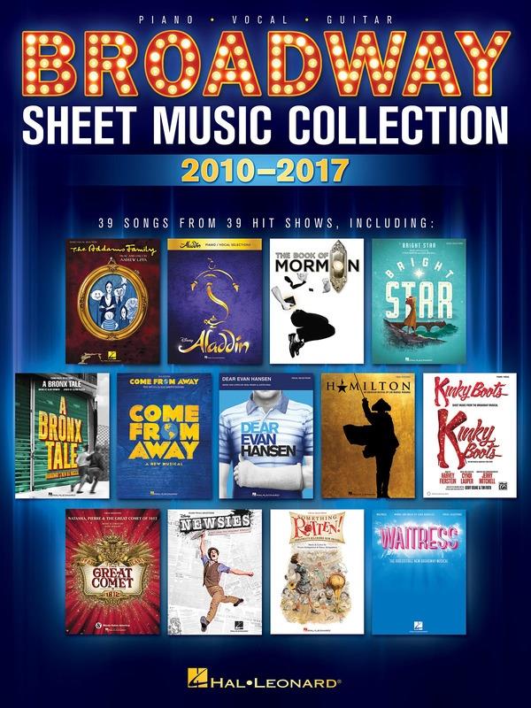 Broadway Sheet Music Collection 2010-2017 (PVG) Piano Traders