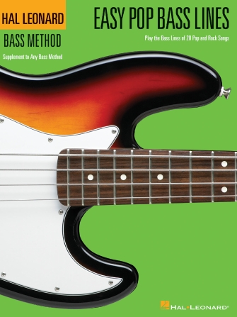 Hal Leonard Easy Pop Bass Lines Piano Traders