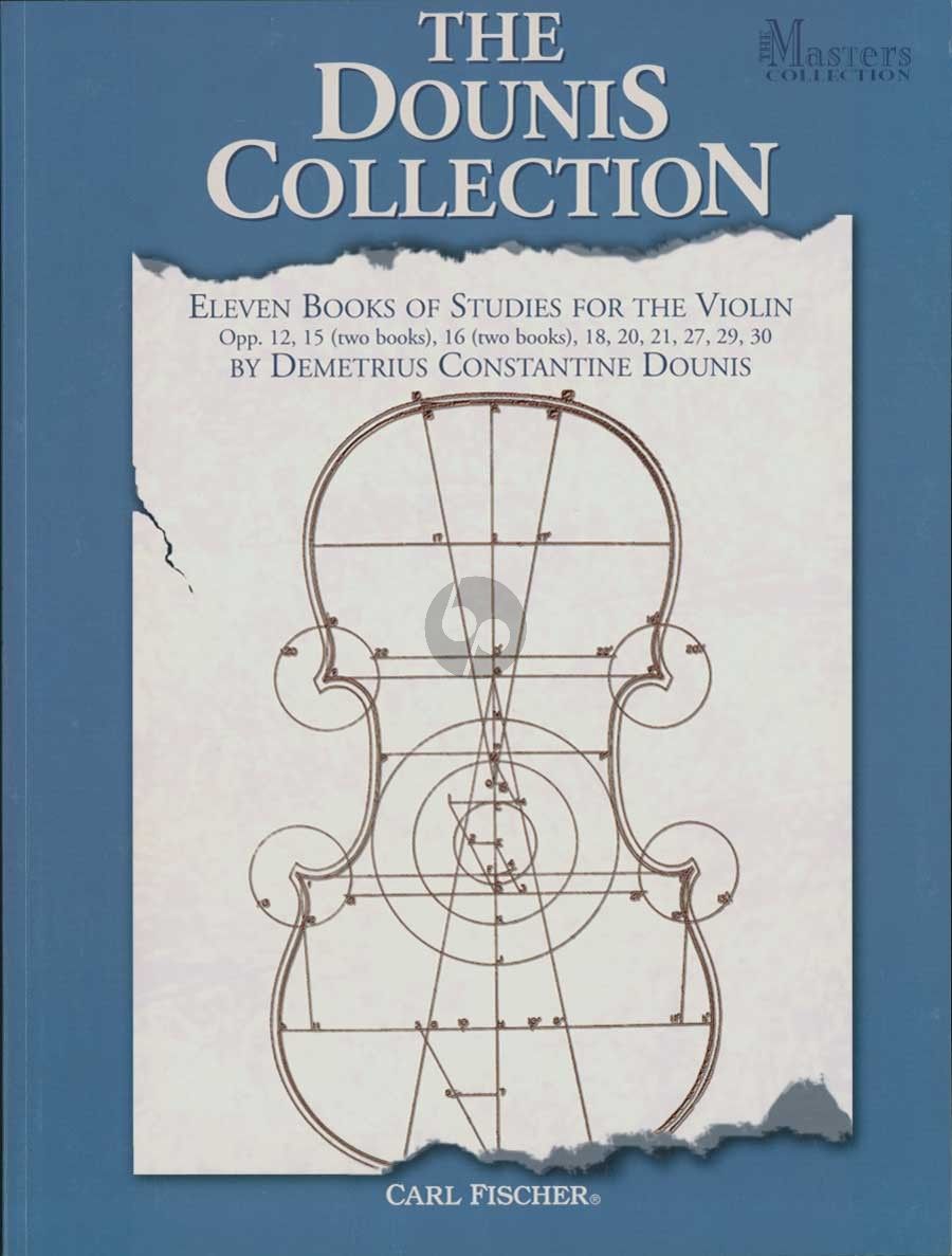 The Dounis Collection – 11 Books of Studies for Violin Piano Traders