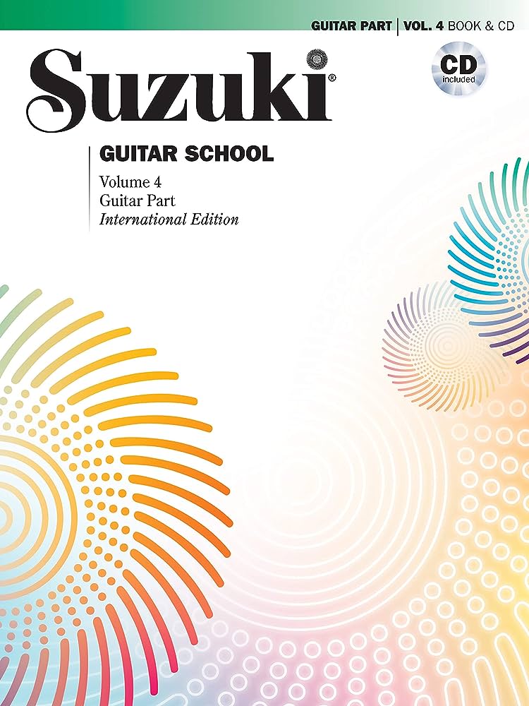 Suzuki Guitar School, Vol. 4 (BK/CD) Piano Traders