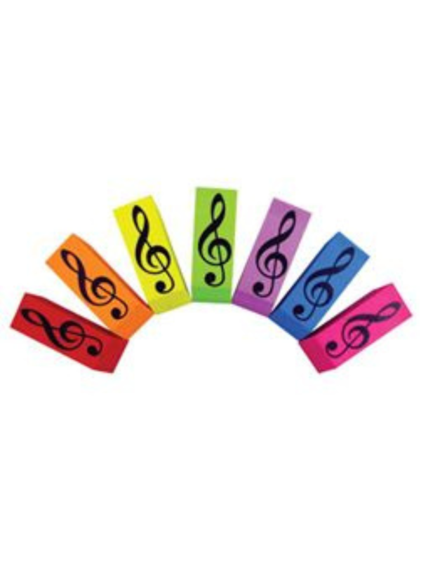 Eraser Assorted Colors Piano Traders