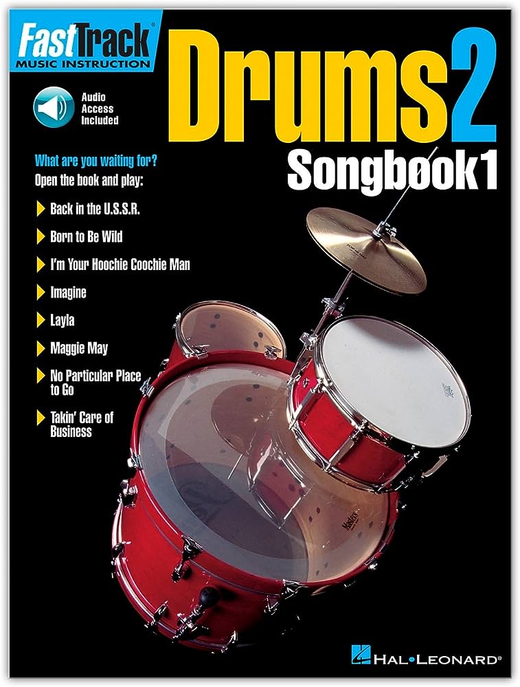 FastTrack Drums Songbook 1 Level 2 Piano Traders