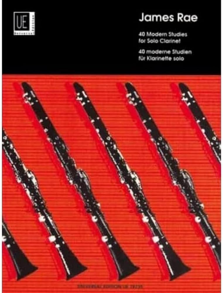 James Rae 40 Modern Studies for Solo Clarinet (UE) Piano Traders