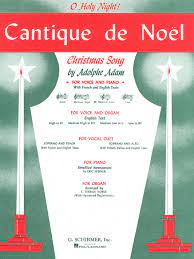Cantique de Noel (O Holy Night) Med Low Voice Piano Traders