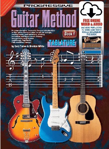 Progressive Guitar Method Book 1 (TAB) Piano Traders