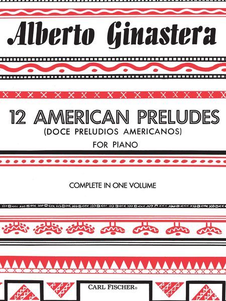 12 American Preludes – A. Ginastera w/Audio Piano Traders