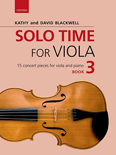 Solo Time for Viola Book 3 Piano Traders