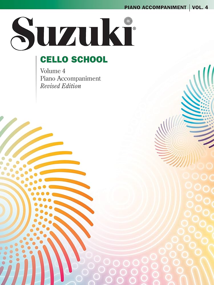 Suzuki Cello School, vol. 4 (Piano Accompaniment) Piano Traders