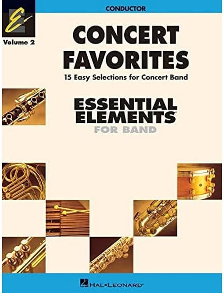 Essential Elements Concert Favorites Conductor Vol 2 Piano Traders