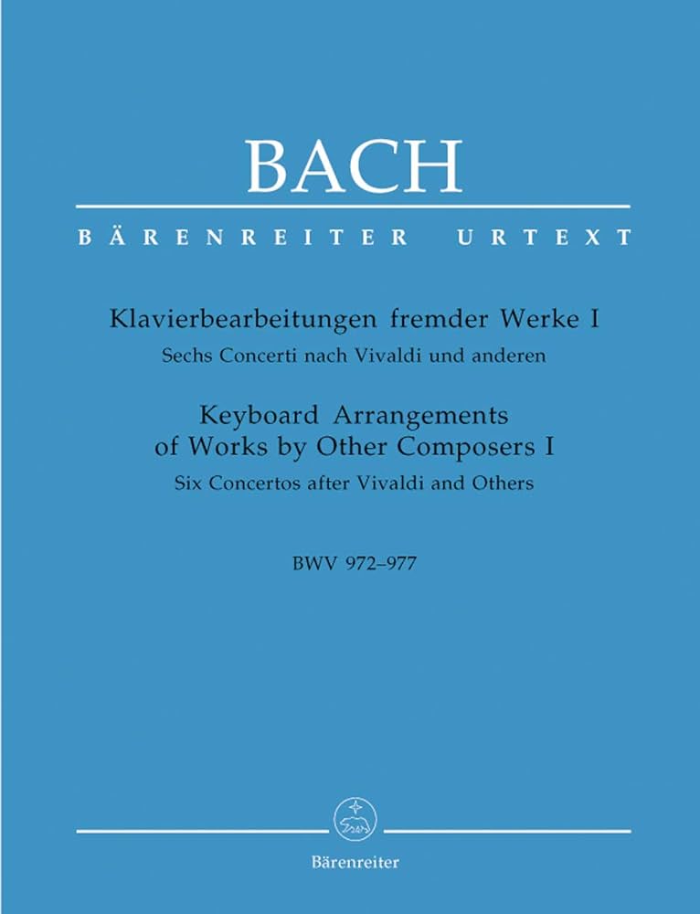 Bach Keyboard Arrangements Book 1 Piano Traders